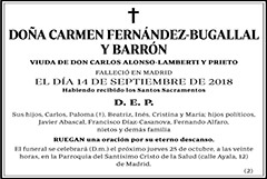 Carmen Fernández-Bugallal y Barrón
